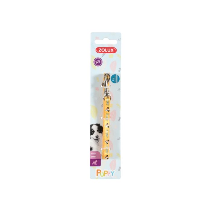 466736JAU Zolux Puppy Mascotte Povodac 8mm/1,2m Žuti