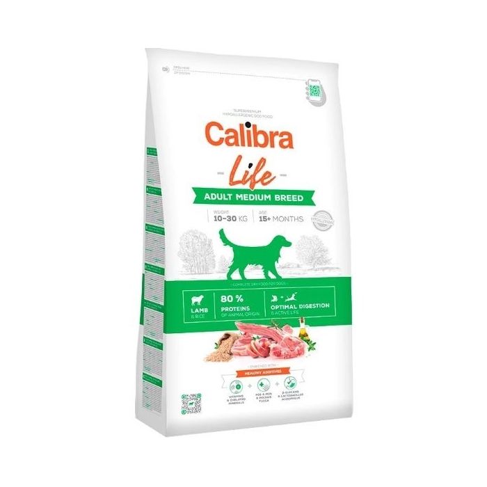 Calibra Dog Life Adult Medium Breed Jagnjetina 12kg