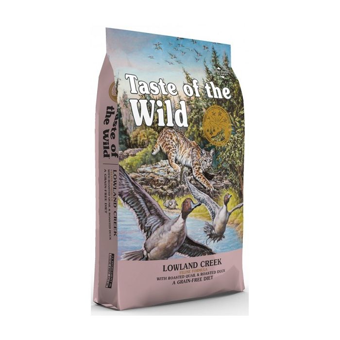 Taste Of The Wild Lowland Creek Feline Prepelica & Pačetina 2kg