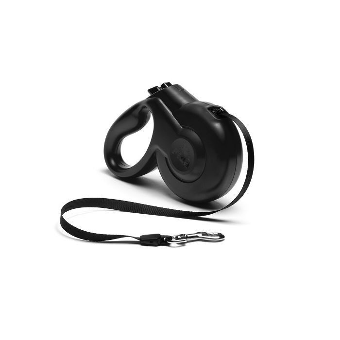Imac Styleash Automatski Povodac Crni Traka 5m / do 15kg