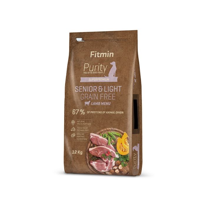 Fitmin Dog Purity Grain Free Senior & Light Jagnjetina 2kg