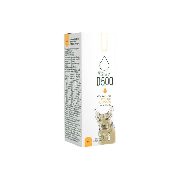 Vestratek CBD Ulje Za Pse D500 10ml
