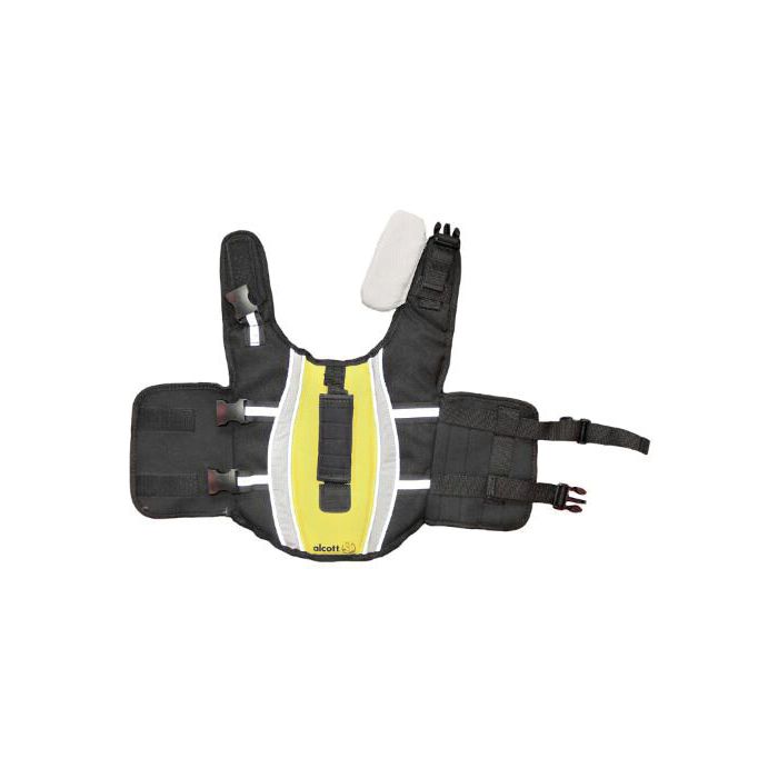 Leopet Prsluk Za Spasavanje Sa Drškom Žuti M 30cm / 43-56cm / 46-61cm