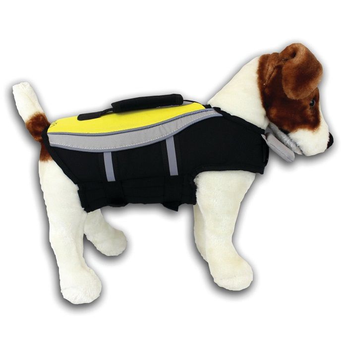 Leopet Prsluk Za Spasavanje Sa Drškom Žuti M 30cm / 43-56cm / 46-61cm