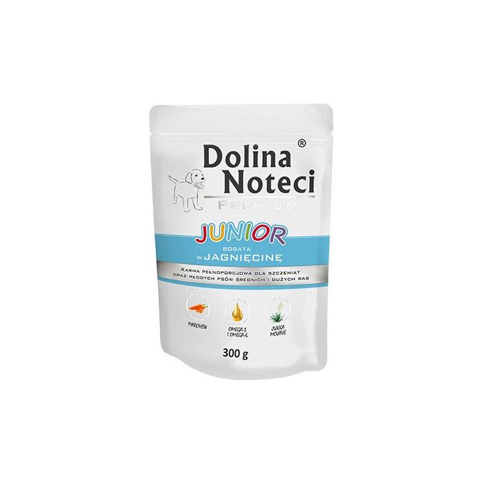 Dolina Noteci Premium Dog Junior Srednje i Velike Rase Jagnjetina 300g