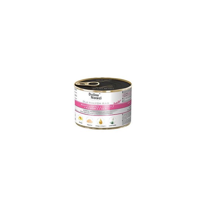Dolina Noteci Premium Dog Junior Male Rase sa Ćurećim Srcima i Guščijom Džigericom 185g