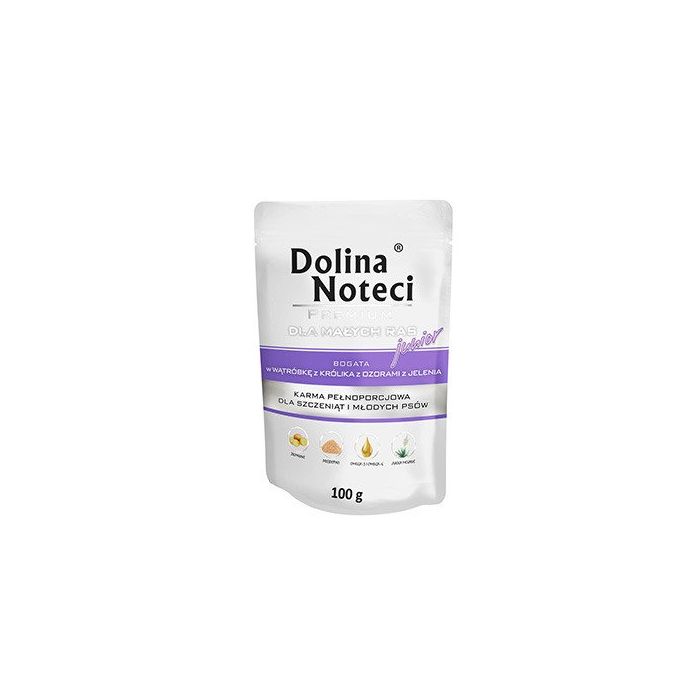 Dolina Noteci Premium Dog Junior Male Rase sa Zečjom Džigericom i Jezicima Srndaća 100g