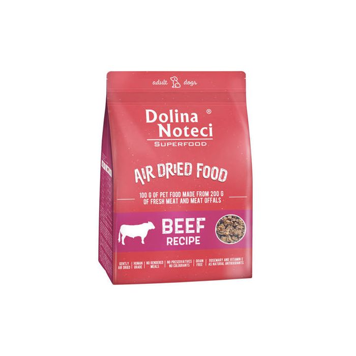 Dolina Noteci Superfood Dog Adult Sušena Govedina 1kg