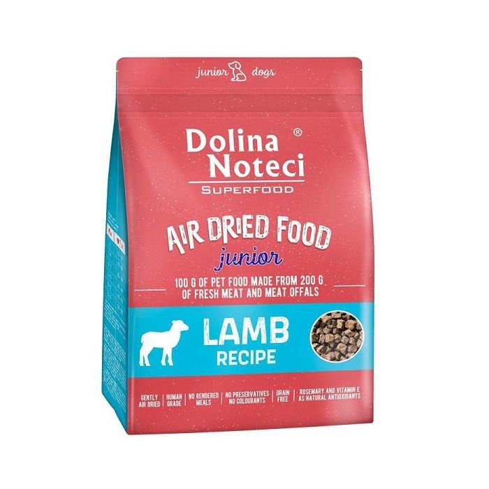 Dolina Noteci Superfood Dog Junior Sušena Jagnjetina (bez dodate piletine) 1kg