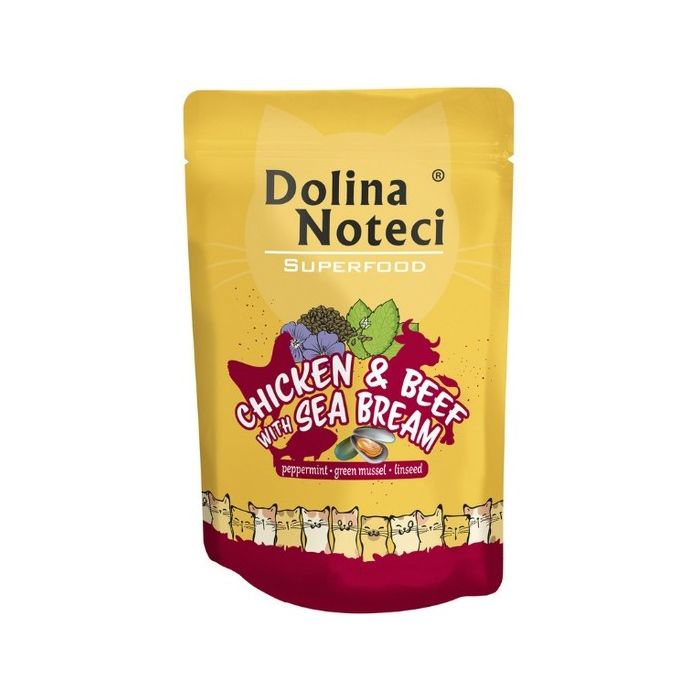 Dolina Noteci Superfood Cat Adult Piletina, Govedina i Orada 85g