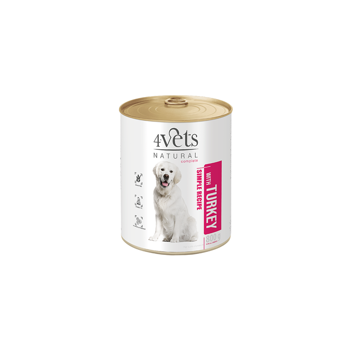 4Vets Natural Complete Dog Ćuretina 800g