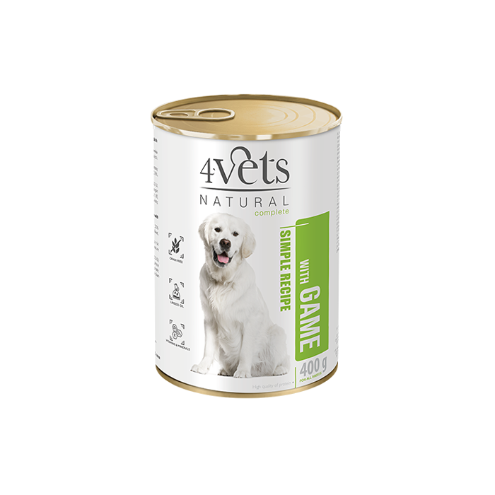 4Vets Natural Complete Dog Divljač 400g