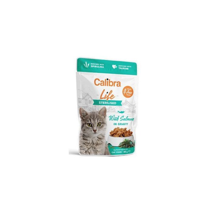 Calibra Cat Life Kesica Sterilised Losos 85g