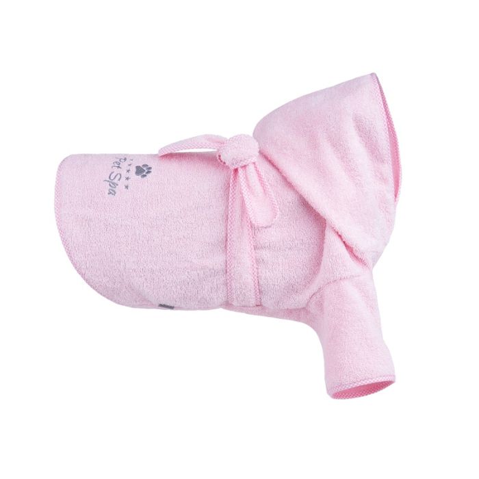 Amiplay Spa Bade Mantil za Pse Pink 45cm