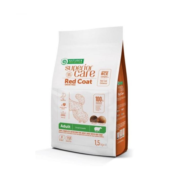 Nature's Protection Dog Red Coat Grain Free Small Adult Jagnjetina 1,5kg