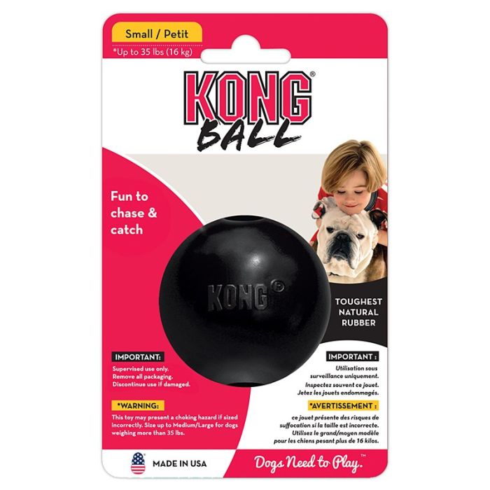 Kong Igračka Lopta Extreme Crna S R6,2cm