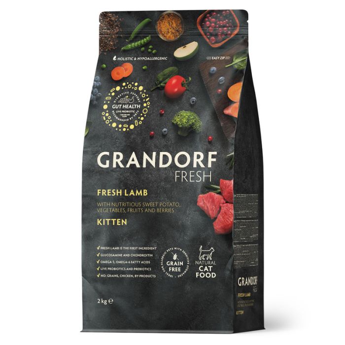 Grandorf Cat Fresh Kitten Jagnjetina 2kg