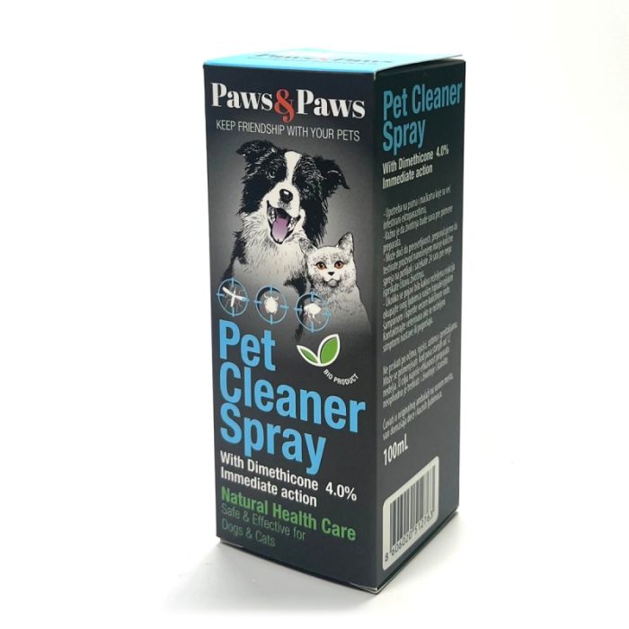 Paws&Paws Pet Cleaner Sprej Protiv Spoljnih Parazita za Pse i Mačke 100ml
