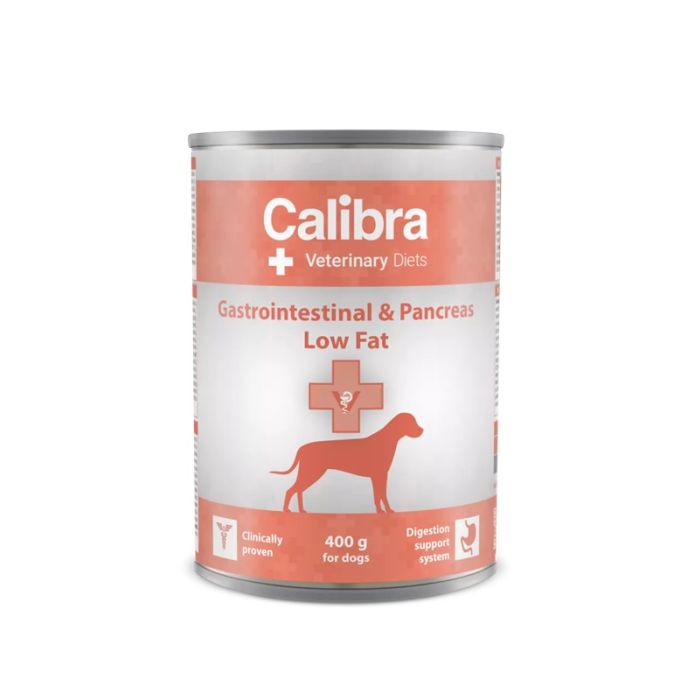 Calibra Veterinary Diets Dog Konzerva Gastrointestinal & Pancreas Low Fat 400g