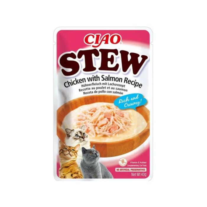 Inaba Ciao Stew Chicken With Salmon Poslastica Za Mačke