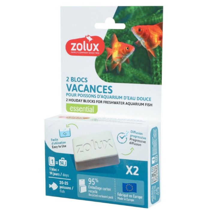 334466 Zolux Vikend Blok Za Ribice 2kom