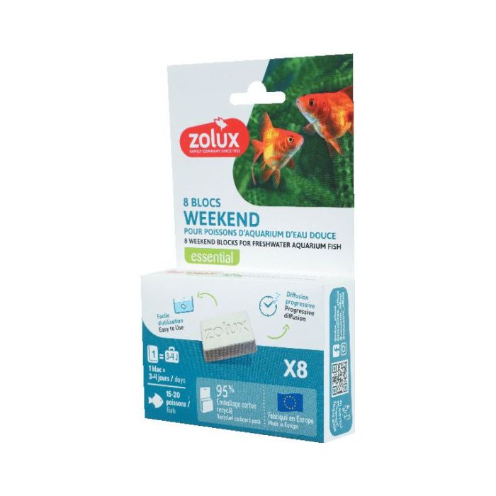 334467 Zolux Vikend Blok Za Ribice 8kom