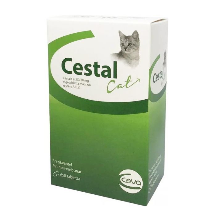 Ceva Cestal Cat Tablete za Žvakanje Protiv Unutrašnjih Parazita za Mačke 1kom.