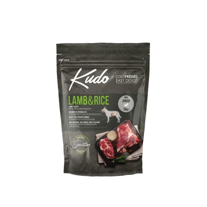 Kudo Lamb & Rice Mini Junior 3kg