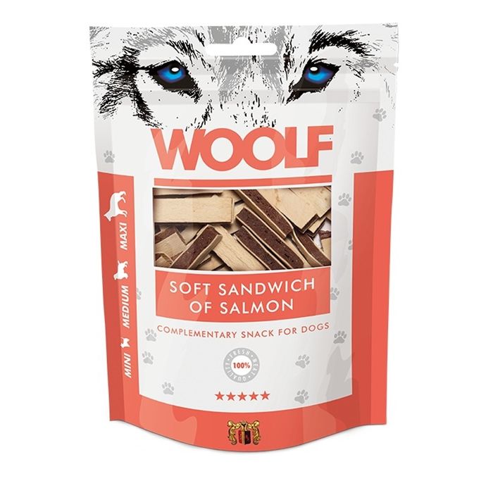 Woolf Soft Sendvič Losos 100g