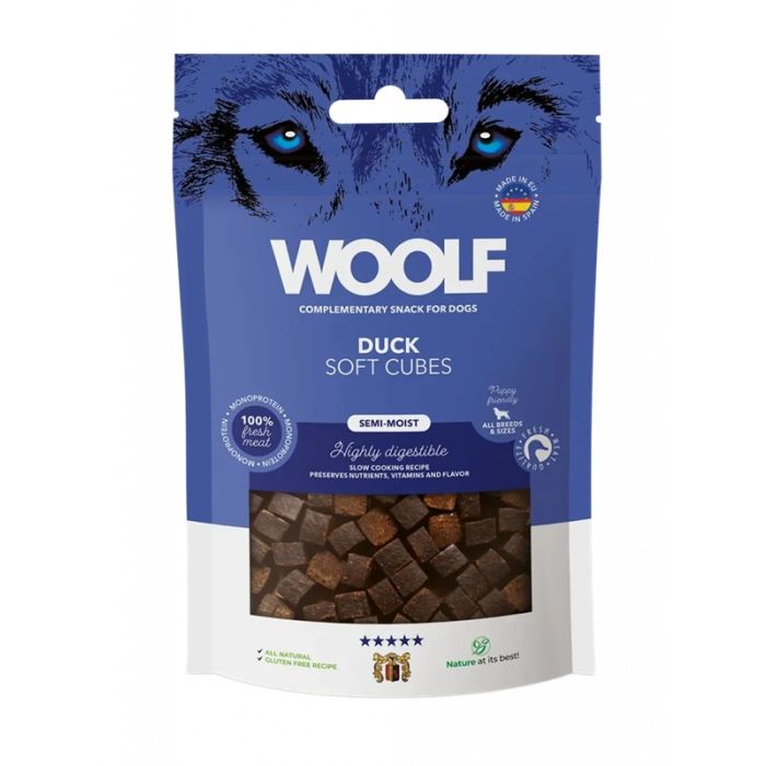 Woolf Soft Cubes Pačetina (monoprotein) 100g