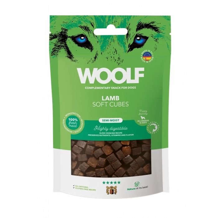 Woolf Soft Cubes Jagnjetina (monoprotein) 100g