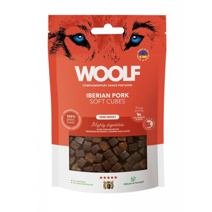 Woolf Soft Cubes Iberijska Svinjetina (monoprotein) 100g
