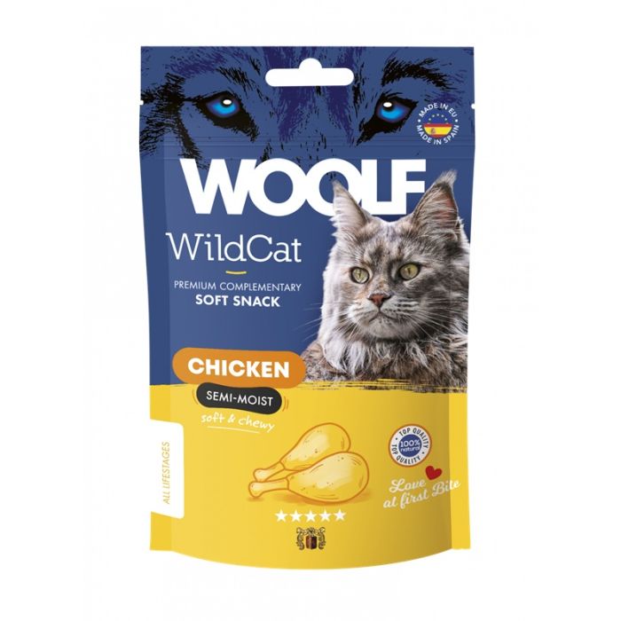 Woolf Wildcat Snacks Piletina 50g