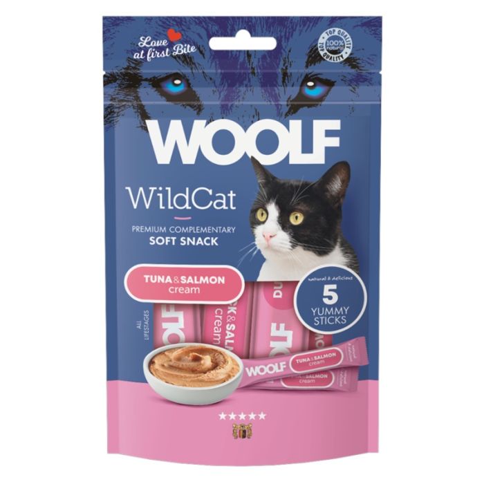 Woolf WildCat Cream Tunjevina & Losos 70g