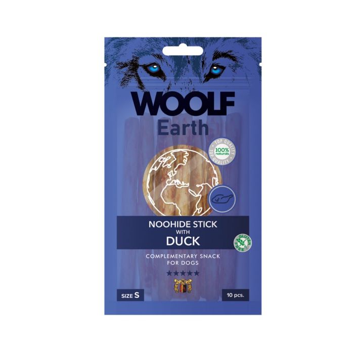 Woolf Earth Noohide Štapići Pačetina S 90g