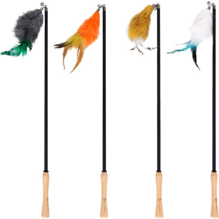 Flamingo Igračka Nouk Štap sa Percem Više Boja 61-142cm / 1 kom.