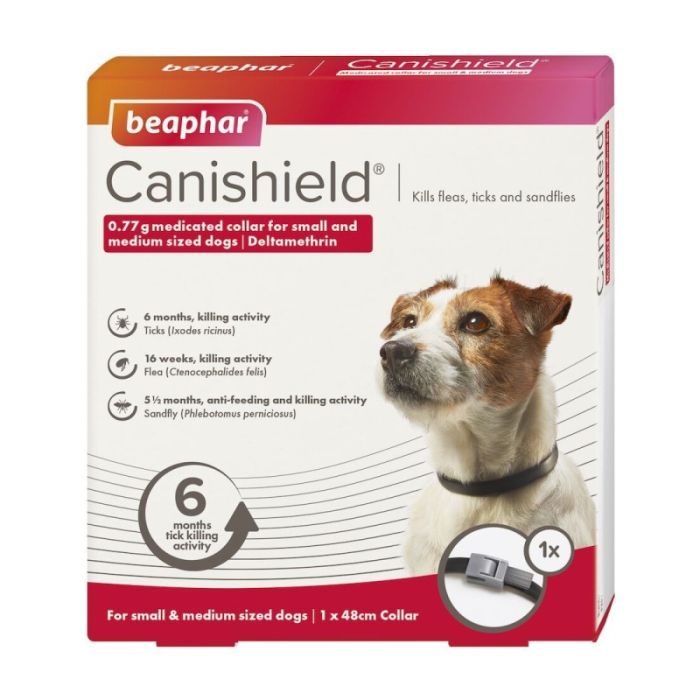 Beaphar Canishield Ogrlica Protiv Spoljnih Parazita za Male i Srednje Pse S/M 48cm