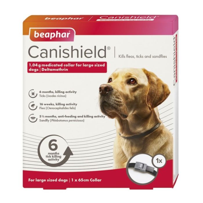Beaphar Canishield Ogrlica Protiv Spoljnih Parazita za Velike Pse L 65cm
