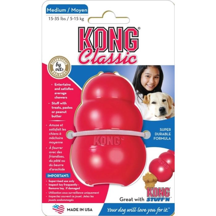 Kong Igračka Vobler Classic Crveni M 5,5x5,5x8,5cm