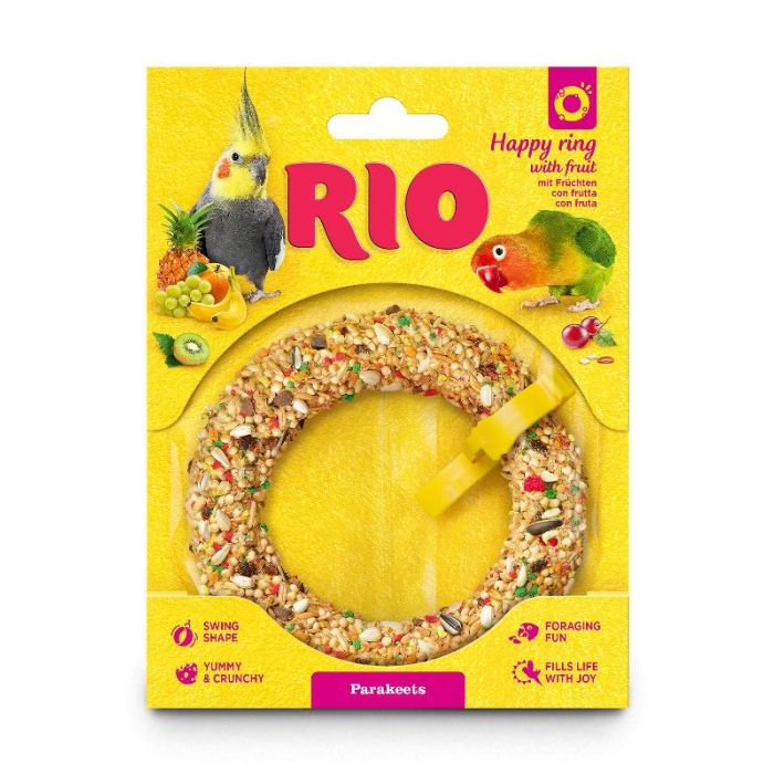 Rio Poslastica Happy Prsten za Srednje Papagaje 85g
