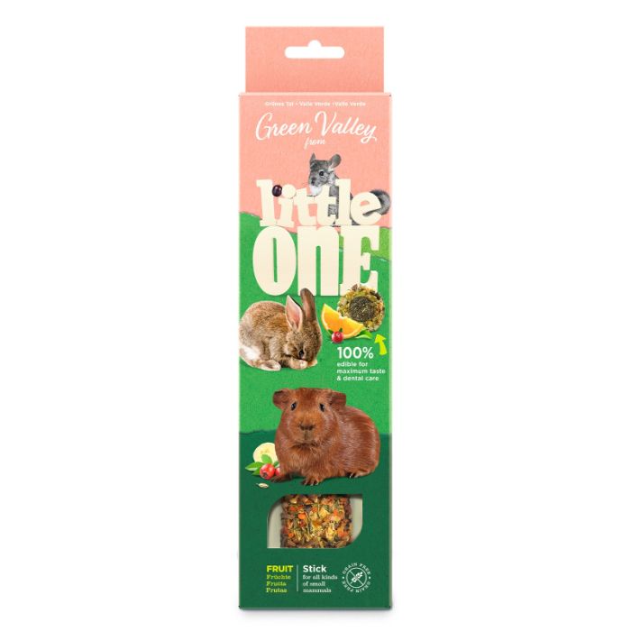 Little One Green Valley Grain Free Štapić sa Voćem za Sitne Glodare 1x180g