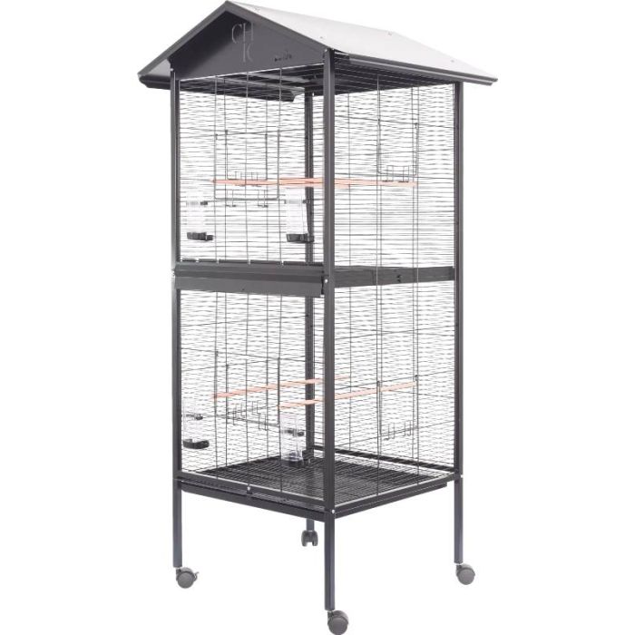 104212NOI Zolux Chic Duo Volijera sa Pregradom Crna 78x74,5x165cm