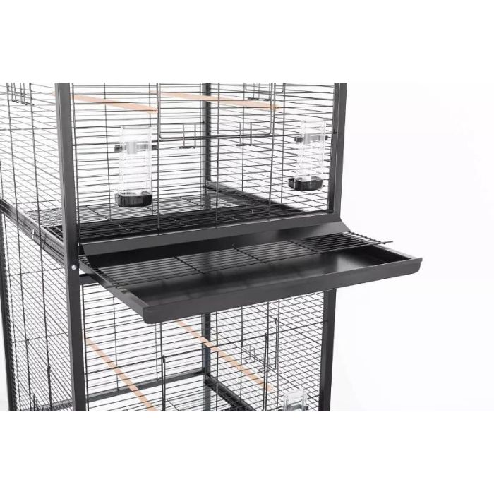 104212NOI Zolux Chic Duo Volijera sa Pregradom Crna 78x74,5x165cm