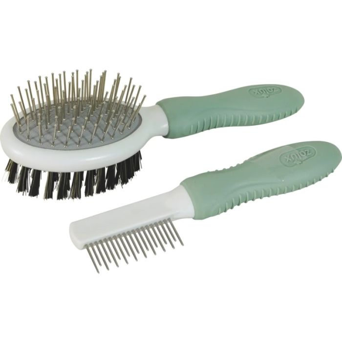 203039 Zolux Set za Četkanje Glodara Četka 16,8cm i Češalj 14,5cm