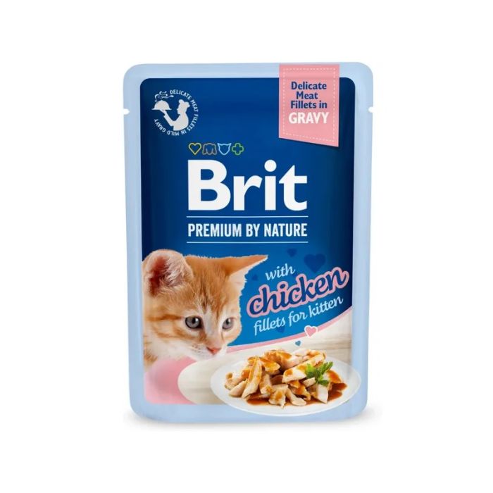 Brit Premium by Nature Cat Delicate Fileti U Sosu Sa Piletinom Kitten 85g