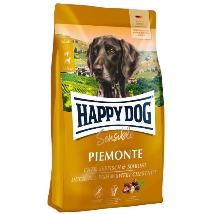 Happy Dog Sensible Piemonte Pačetina Morska Riba Kesten 4kg
