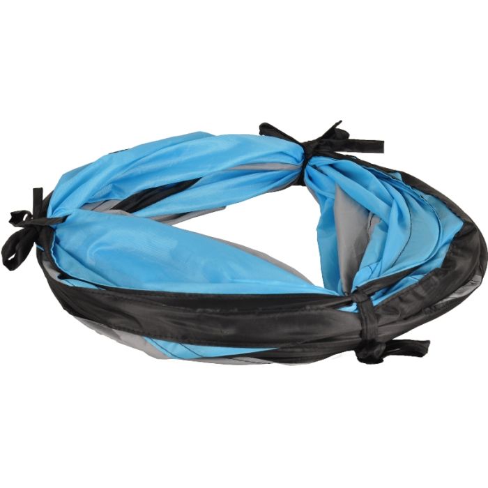 Flamingo Linz Igračka Tunel za Mačke Sivo Plavi 90xR25cm