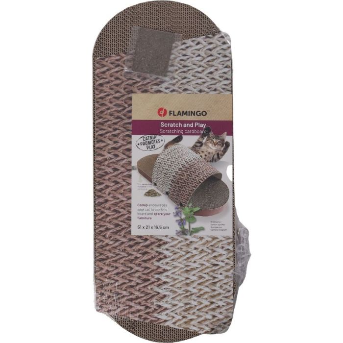 Flamingo Slippi Grebalica Kartonska Papuča Braon S  51 x21x16,5cm