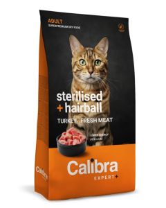 Calibra Cat Expert+ Adult Sterilised & Hairball 6kg