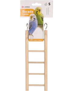 Flamingo Escada Igračka za Ptice Merdevine Drvene Bež S 8x1,2x24cm